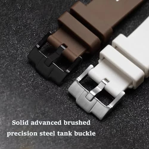 Niziruoup Rubber Strap for Moonswatch Watch | Curved No Gap Silicone Band for Men Women thumbnail 6