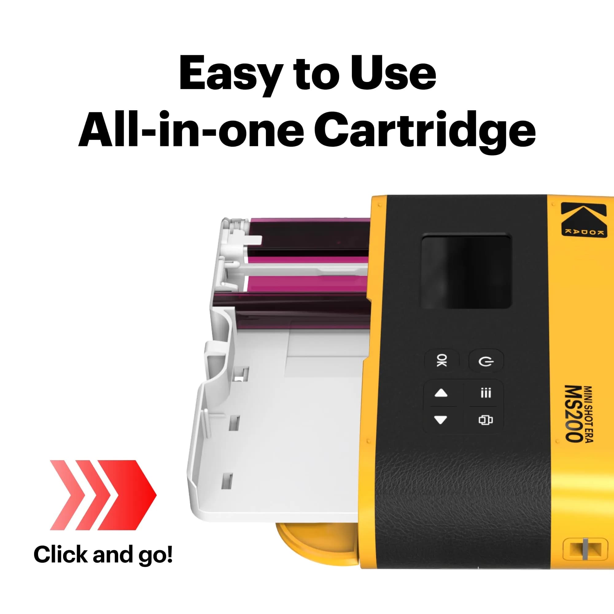 KODAK Mini Shot 2 ERA Instant Camera & Printer Bundle, Black | 2x3" Dye-Sublimation Prints - view 4