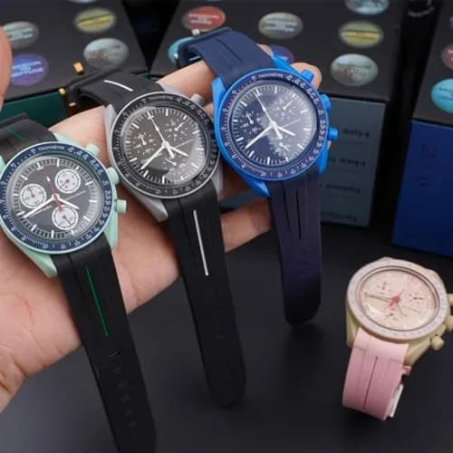 Niziruoup Rubber Strap for Moonswatch Watch | Curved No Gap Silicone Band 20mm thumbnail 7