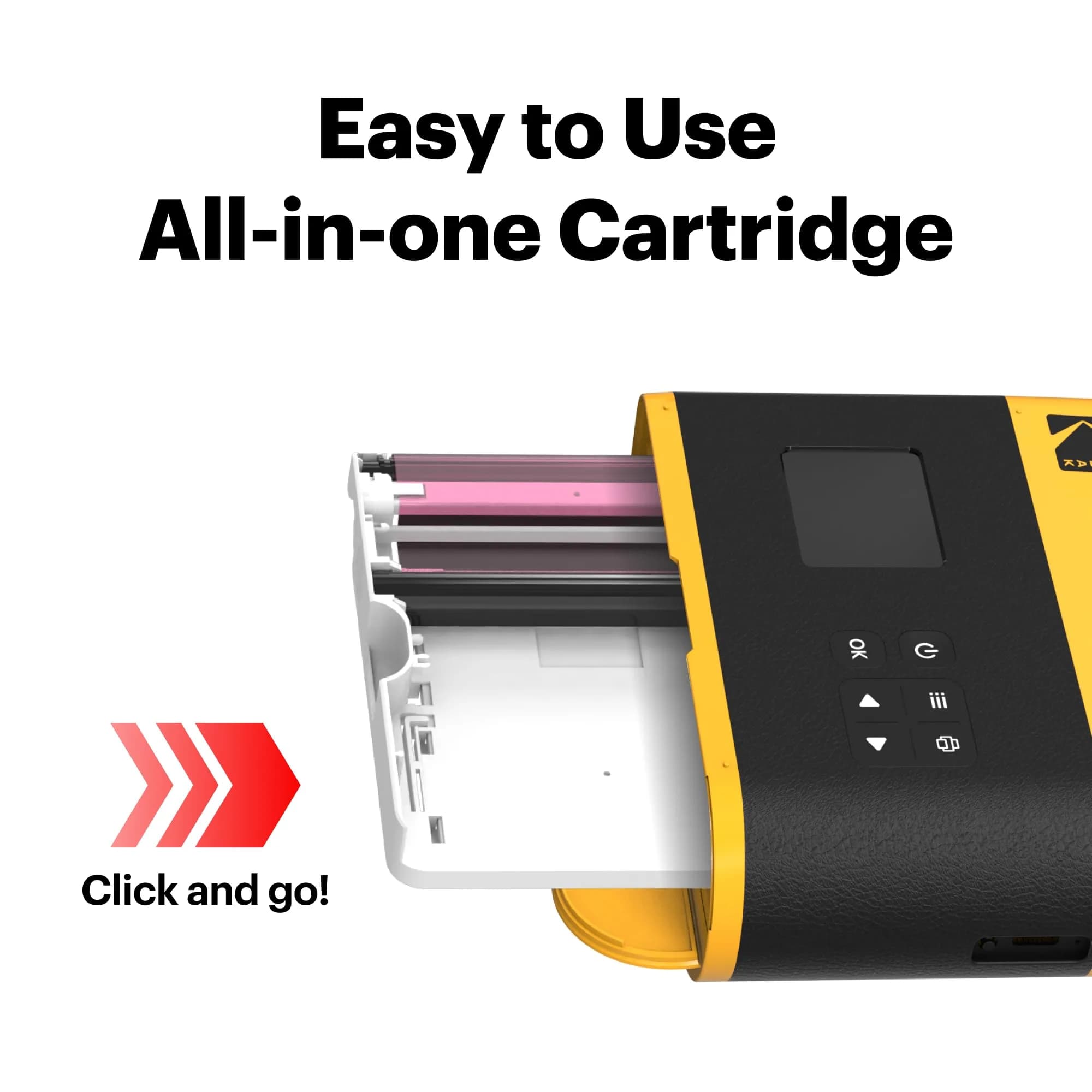 KODAK Mini Shot 3 ERA Instant Camera & Printer 3x3" Photos, Yellow | 4PASS Dye Sublimation Printing - view 5