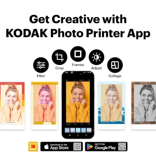KODAK Mini Shot 2 ERA Instant Camera & Photo Printer Yellow | 2x3" Prints, 38 Sheets, Bluetooth thumbnail 7