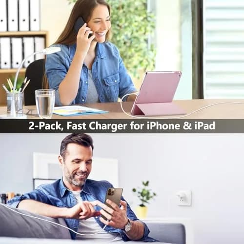 Ubearkk iPhone 18/17/16/15 Pro Max Charger 20W 10 FT USB C Cable | Fast Charging & Long Cord thumbnail 6