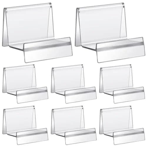 Weysat Clear Acrylic Handbag Display Stands 7.5 cm (2.95 in) | 12 Pcs Pack thumbnail 1