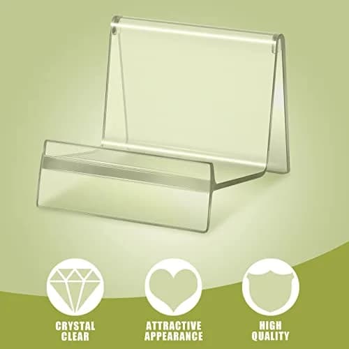 Weysat Clear Acrylic Handbag Display Stands 7.5 cm (2.95 in) | 12 Pcs Pack thumbnail 3