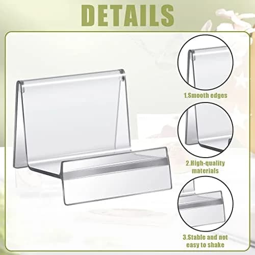 Weysat Clear Acrylic Handbag Display Stands 7.5 cm (2.95 in) | 12 Pcs Pack thumbnail 4
