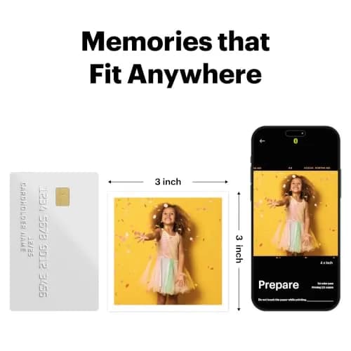 KODAK Mini Shot 3 ERA Instant Camera & Photo Printer, Black | 3x3" Prints, 13MP, Bluetooth thumbnail 6