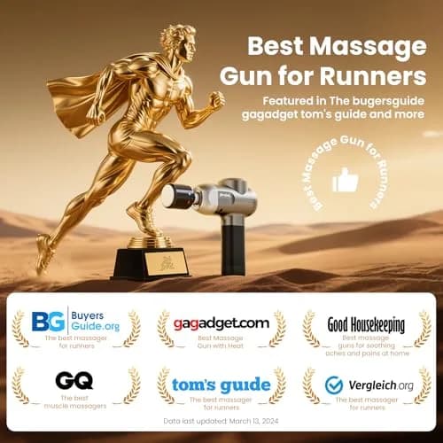 BOB AND BRAD C2 Pro Percussion Massage Gun with Heat & Cold Therapy, 1.5 lbs Mini Massage Gun | Deep Tissue Back Massager for Athletes thumbnail 5