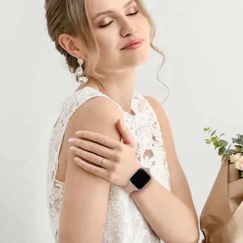 Drimobiuty Slim Thin Silicone Sport Watch Band Compatible with Apple Watch Series 1-11, Ultra, SE 38mm-49mm | Water-Resistant, Breathable, Water Resistant thumbnail 7