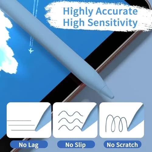 JXYHMY Universal Stylus Pen for Touch Screens, Fine Point iPad Pencil with Magnetic Adsorption & Power Display, Blue | Compatible with iPhone, iPad, Android thumbnail 5