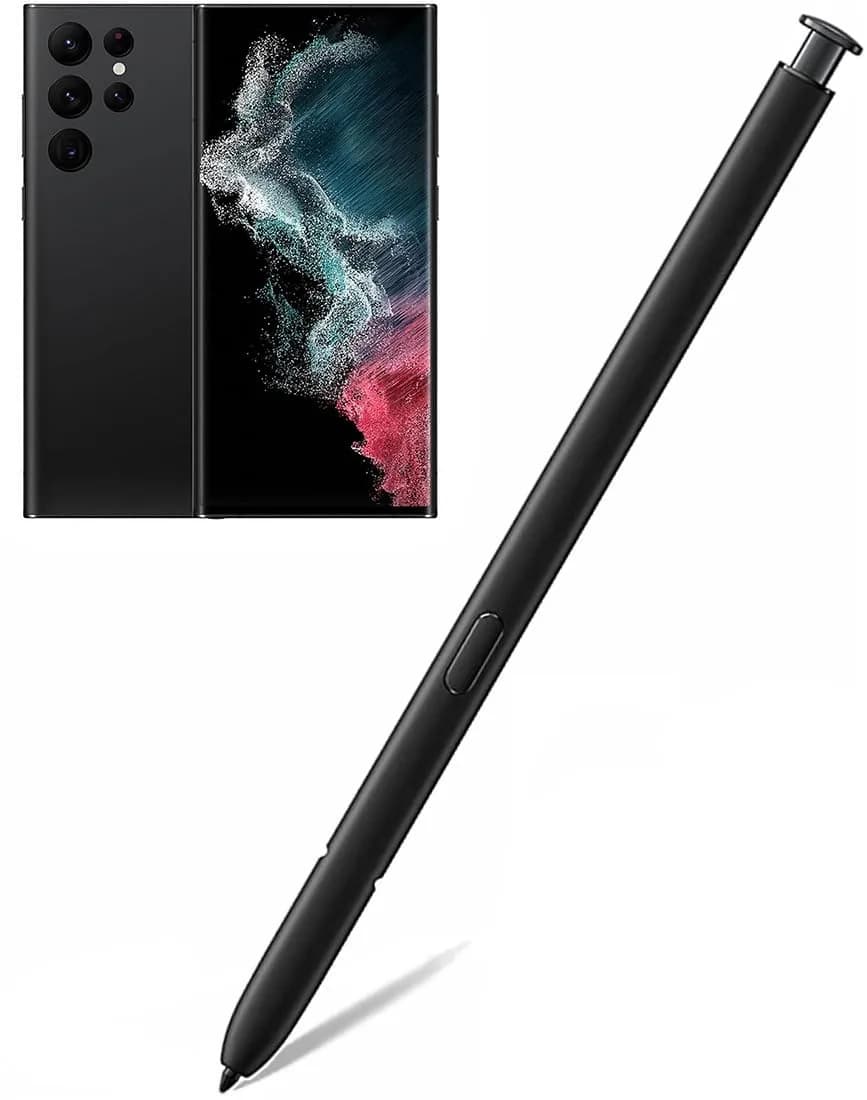 Befzygwk Stylus Pen for Samsung Galaxy S22 Ultra 5G | 0.7mm Fine Tip, 4096 Pressure Levels — Black