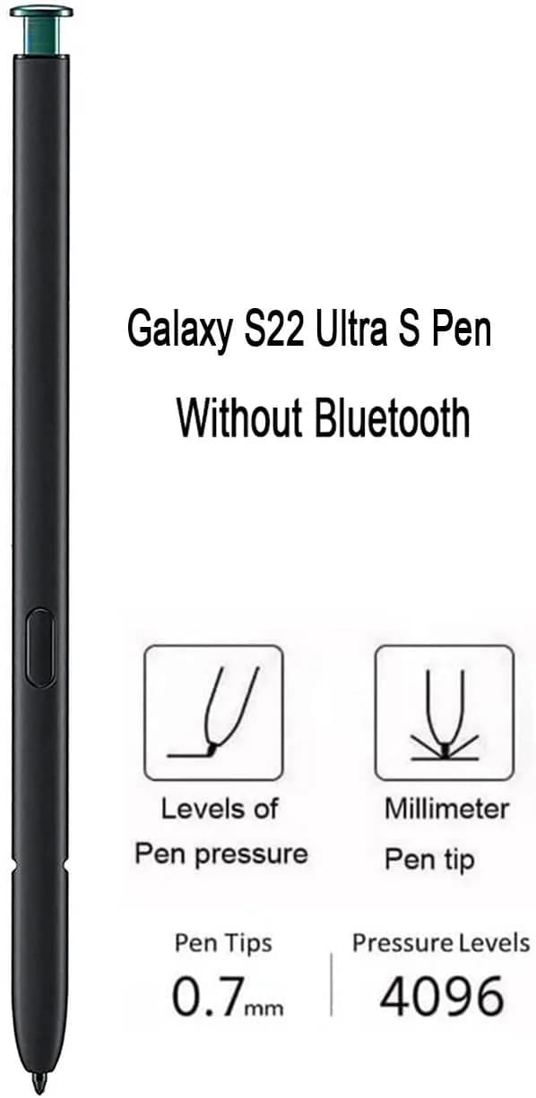 Befzygwk Stylus Pen for Samsung Galaxy S22 Ultra 5G | 0.7mm Fine Tip, 4096 Pressure Levels - view 2