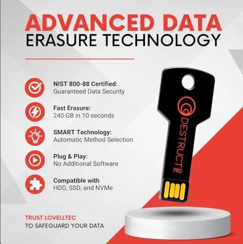DESTRUCT PRO USB Hard Drive Eraser & Data Destruction Tool | Military-Grade Secure Wipe thumbnail 2