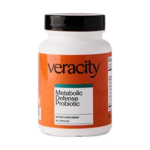 Veracity Metabolic Defense Probiotic Supplement - 6 Strains | Digestive & Hormone Support for Women & Men thumbnail 1