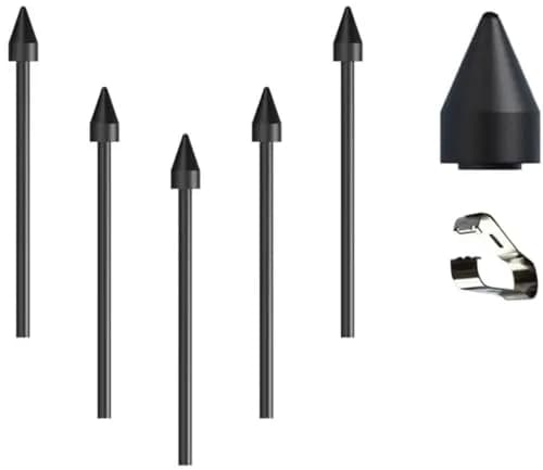 JMBTQ Stylus Pen Nibs for Samsung Galaxy Tab S8 Series - 5 Pack, 0.7mm Black thumbnail 1