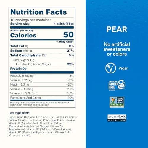 Liquid I.V. Hydration Electrolytes Pear 16 Count Stick Pack | Clinically Tested Hydration Faster Than Water thumbnail 7