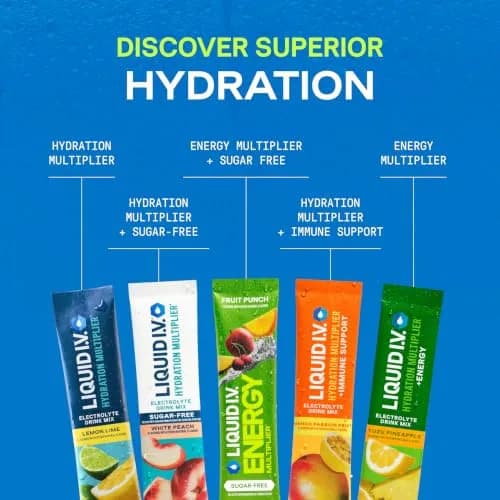 Liquid I.V. Hydration Electrolytes Pear 16 Count Stick Pack | Clinically Tested Hydration Faster Than Water thumbnail 9