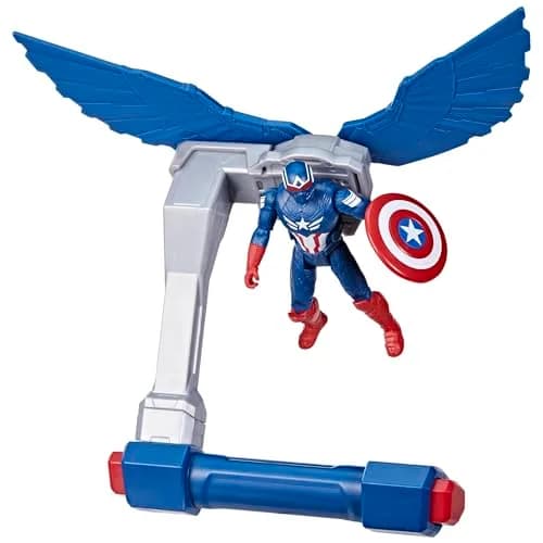 Marvel Epic Hero Series Captain America Flight Control Action Figure 10 cm (4-inch) | ASTM-Tested Toy for Kids 4+ thumbnail 1