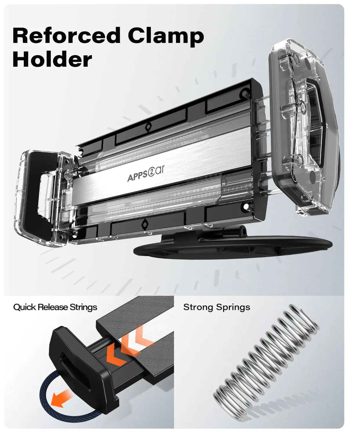 APPS2Car CD Slot Tablet Mount Holder for 4.7-13" Devices | Secure 360° Rotation for Road Trips - view 6