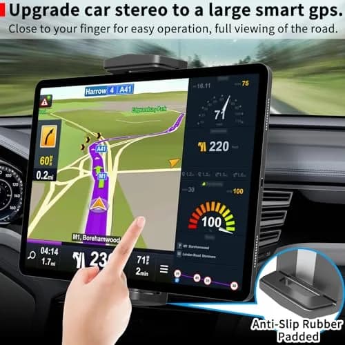 APPS2Car CD Slot Tablet Mount Holder for 4.7-13" Devices | Secure 360° Rotation for Road Trips thumbnail 8