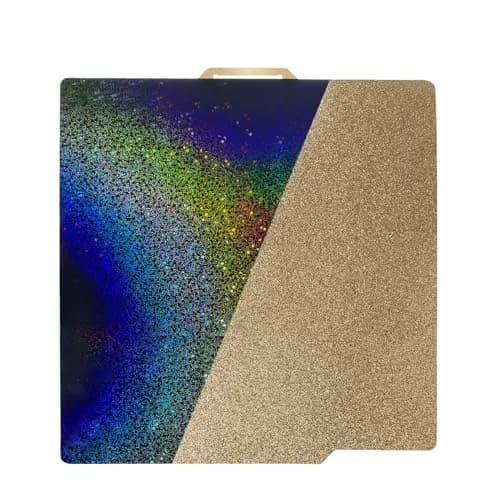 IdeaFormer-3D Rainbow PEY+Textured PEI Build Plate 257x257mm | Starry PEY & Frosted PEI for Bambu Lab Printers thumbnail 1