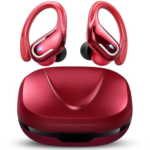 Ltinist Wireless Earbud 75Hrs Bluetooth 5.4 Waterproof IP7 Earphones with ENC Noise Canceling Mics, Deep Bass, Earhooks for Android, iOS, Workout, Gym thumbnail 1