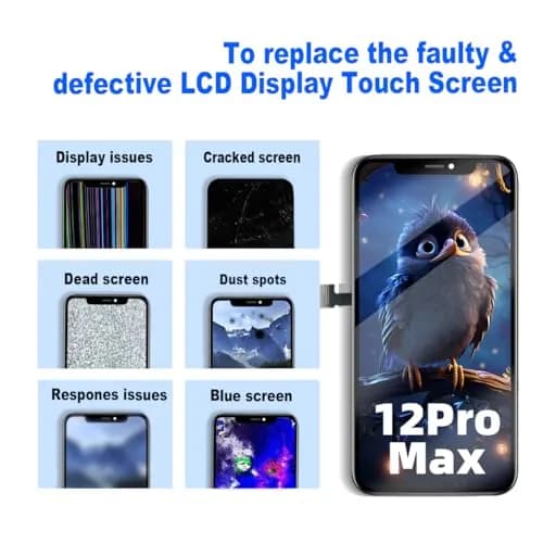SIMDOG Screen Replacement LCD Frame Display for iPhone 12 Pro Max 6.7" | Full HD & True Tone Support thumbnail 6