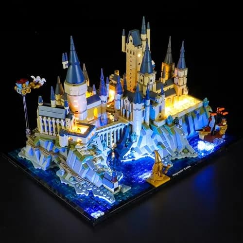 BRIKSMAX Light Kit Compatible with LEGO Hogwarts Castle and Grounds | LED Lighting for Model Sets (4.72 in x 6.69 in x 2.17 in) thumbnail 7