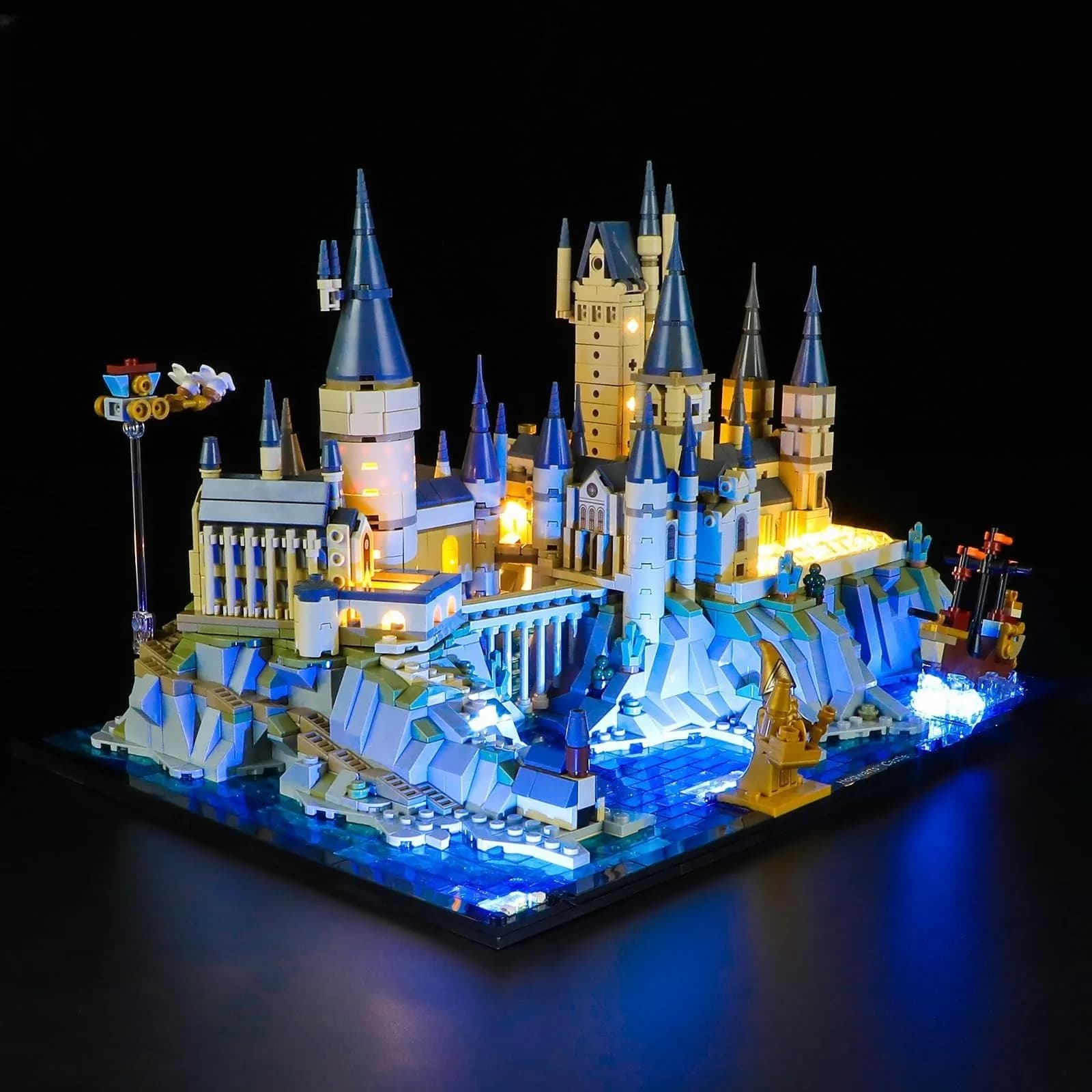BRIKSMAX Light Kit Designed for LEGO Hogwarts Castle and Grounds | Vibrant LED Effects, Easy Assembly, Safe Materials — Multicolor