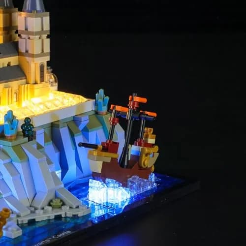 BRIKSMAX Light Kit Compatible with LEGO Hogwarts Castle and Grounds | LED Lighting for Model Sets (4.72 in x 6.69 in x 2.17 in) thumbnail 8