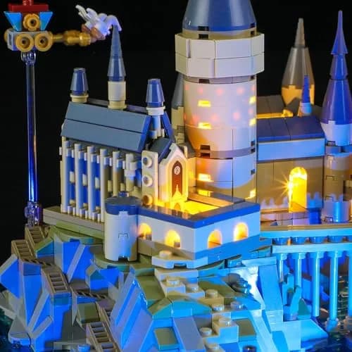 BRIKSMAX Light Kit Compatible with LEGO Hogwarts Castle and Grounds | LED Lighting for Model Sets (4.72 in x 6.69 in x 2.17 in) thumbnail 3