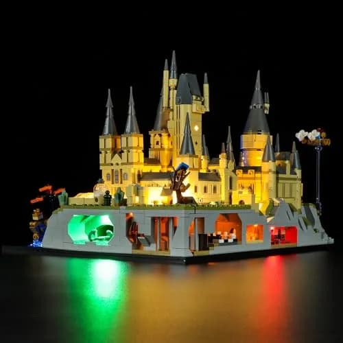 BRIKSMAX Light Kit Compatible with LEGO Hogwarts Castle and Grounds | LED Lighting for Model Sets (4.72 in x 6.69 in x 2.17 in) thumbnail 4