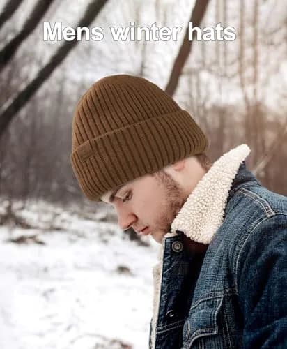 ZTL Merino Wool Beanie Hat for Men Women | Thick Warm Fleece Lined Knit Winter Hat thumbnail 3