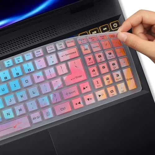 MUBUY-GOL Keyboard Cover for Acer Nitro 5 & Predator Helios 300 15.6" & 17.3" | Waterproof & Washable thumbnail 5