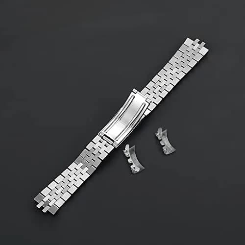 TOMIYOY 20mm Jubilee Stainless Steel Watch Band | Solid 316L Metal Strap for RLX SKX Style Watches thumbnail 4