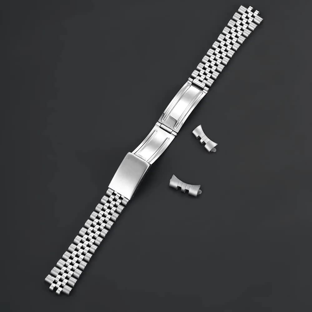 TOMIYOY 20mm Jubilee Stainless Steel Watch Band | Solid 316L Metal Strap for RLX SKX Style Watches - view 5