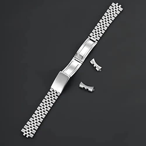 TOMIYOY 20mm Jubilee Stainless Steel Watch Band | Solid 316L Metal Strap for RLX SKX Style Watches thumbnail 5