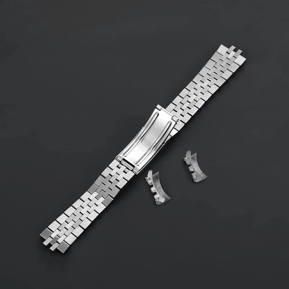 TOMIYOY 20mm Jubilee Stainless Steel Watch Band | Solid 316L Metal Strap for RLX SKX Style Watches - view 4