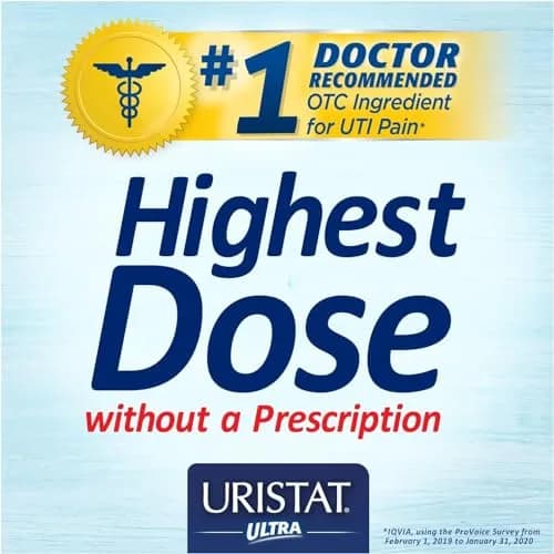 URISTAT Ultra UTI Relief Pack | Test Strip & 12 Tablets | Cranberry Flavor (Pack of 3) thumbnail 3