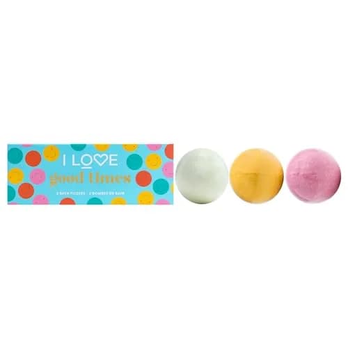 I LOVE Special Moments Good Times Bath Fizzer Pack | Shea Butter Bath Bombs Set for Women (3 pc) thumbnail 1