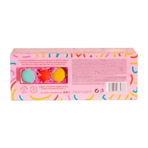 I LOVE Special Moments Birthday Fun Bath Fizzer Pack - Shea Butter Bath Bombs Set - 3 pc | Hydrating, Fragrant Spa Gift for Women thumbnail 6