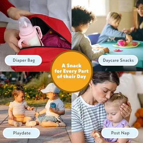 Once Upon a Farm Tractor Wheel Bar, Banana, Pumpkin & Cauliflower | Organic Baby Snack 3.35 OZ thumbnail 5