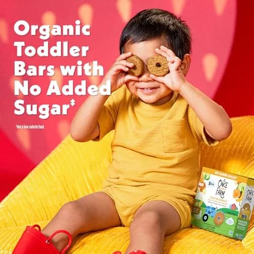Once Upon a Farm Tractor Wheel Bar, Banana, Pumpkin & Cauliflower | Organic Baby Snack 3.35 OZ thumbnail 2