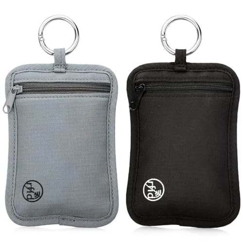 Paterr RFID Protected Stash Pouch Clip-On Anti-Theft Belt Wallet 13 cm (5.12 inches) 2-Pack | Secure Travel Money Organizer thumbnail 1