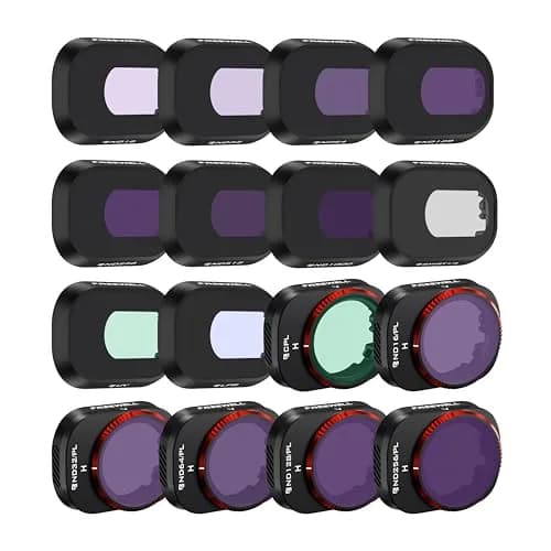 FREEWELL Mega 16-Pack Filter Set for DJI Mini 4 Pro | 16 Filters: ND, ND/PL, CPL, UV, Mist 1/4, LPR thumbnail 1