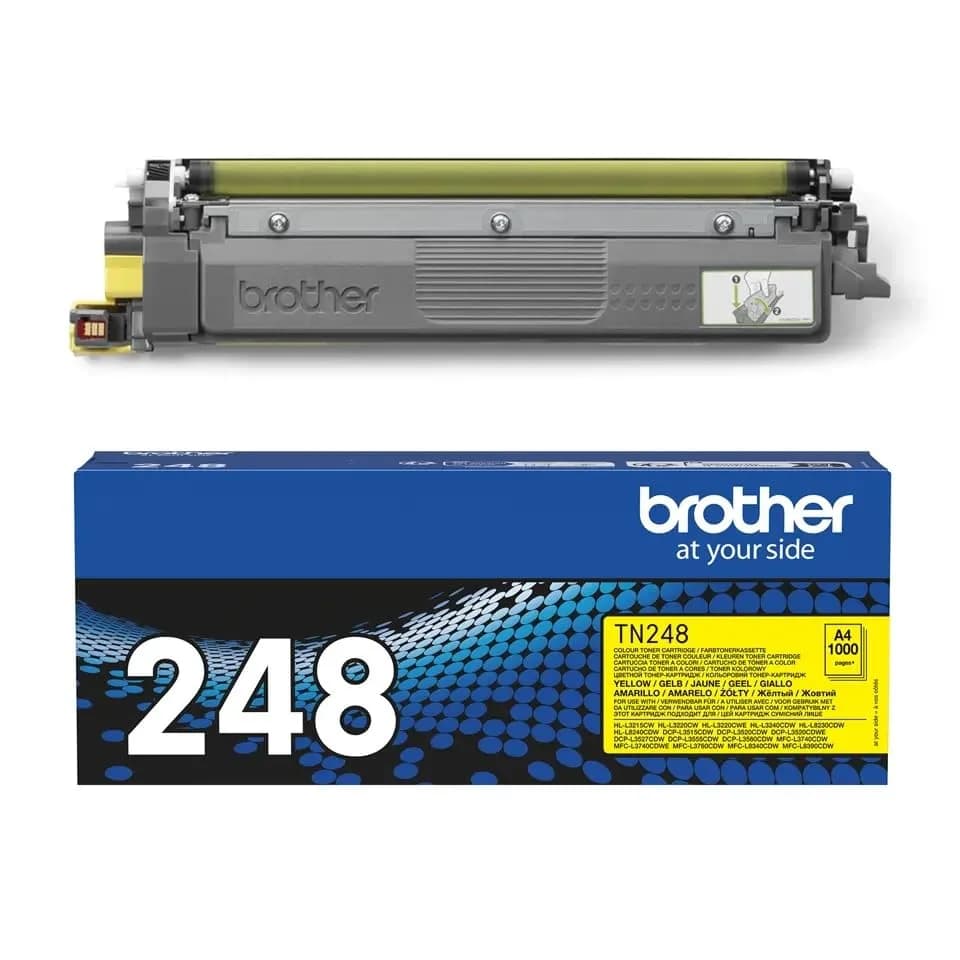 Brother TN-248Y Laser Toner Cartridge Yellow | Original for Brother Printers (600g, 1 Piece) thumbnail 4