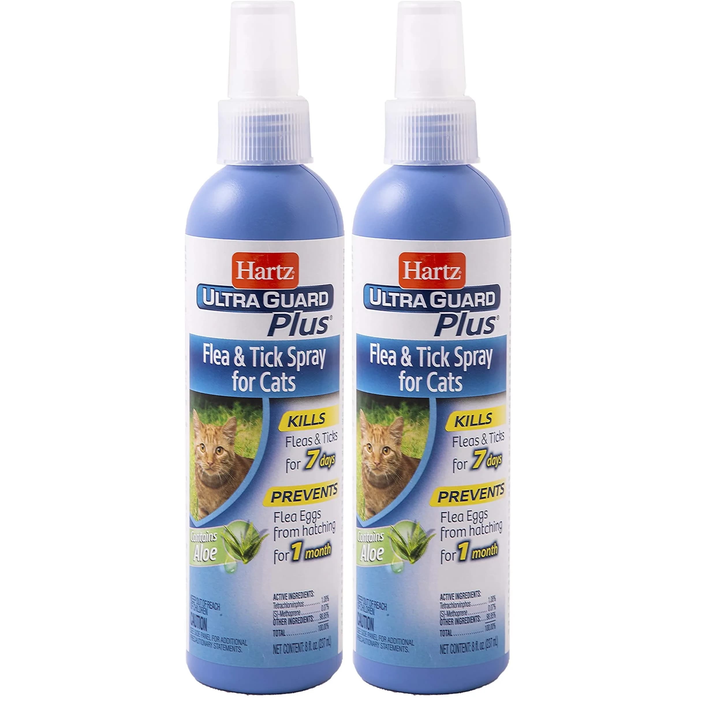 Hartz UltraGuard Plus Cat Flea & Tick Spray 473ml (16 Fl Oz) | Kills Fleas in 10 Mins