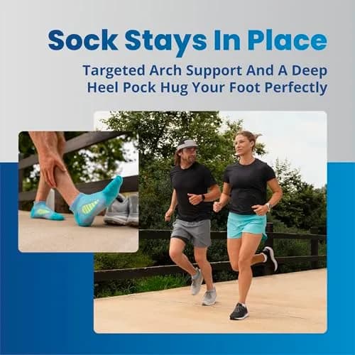 Balega Unisex Ultralight No Show Socks Grey/White S | Breathable, Moisture-Wicking Running Socks thumbnail 5