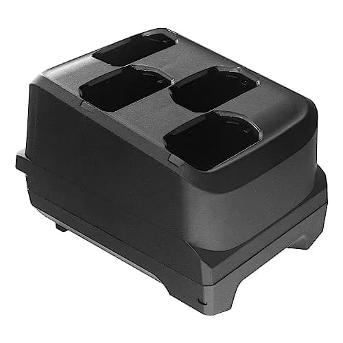 CARPSDZY 4-Slot Battery Charging Cradle Kit with Power Supply for Zebra MC3200 MC3300 Barcode Scanners | Safe Stable Charger thumbnail 1