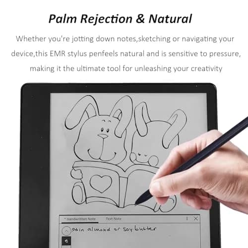Mingxiong Stylus Pen for Kindle Scribe | 4096 Pressure Levels, Black thumbnail 4