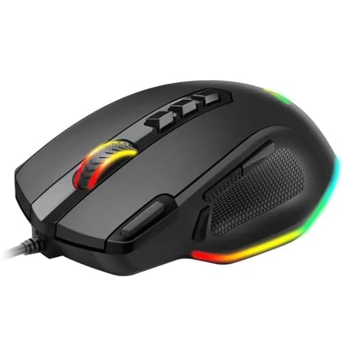 Redragon M614 Wired Gaming Mouse | Up to 8000 DPI, RGB Backlit, 11 Programmable Buttons, Ergonomic Design thumbnail 8